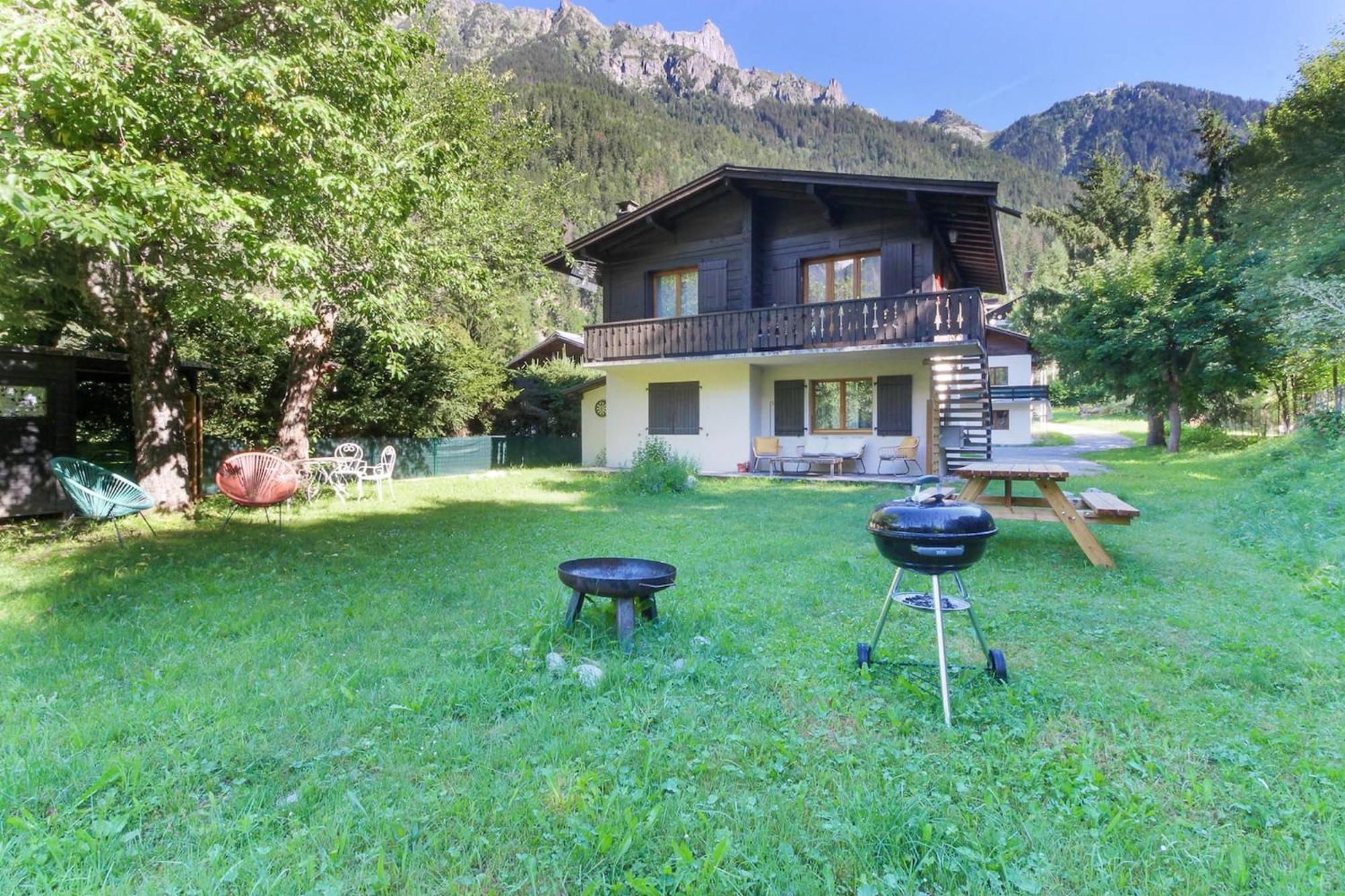 Violette De Cham - Jardin Prive - Vue Mont Blanc Apartment Chamonix Exterior foto